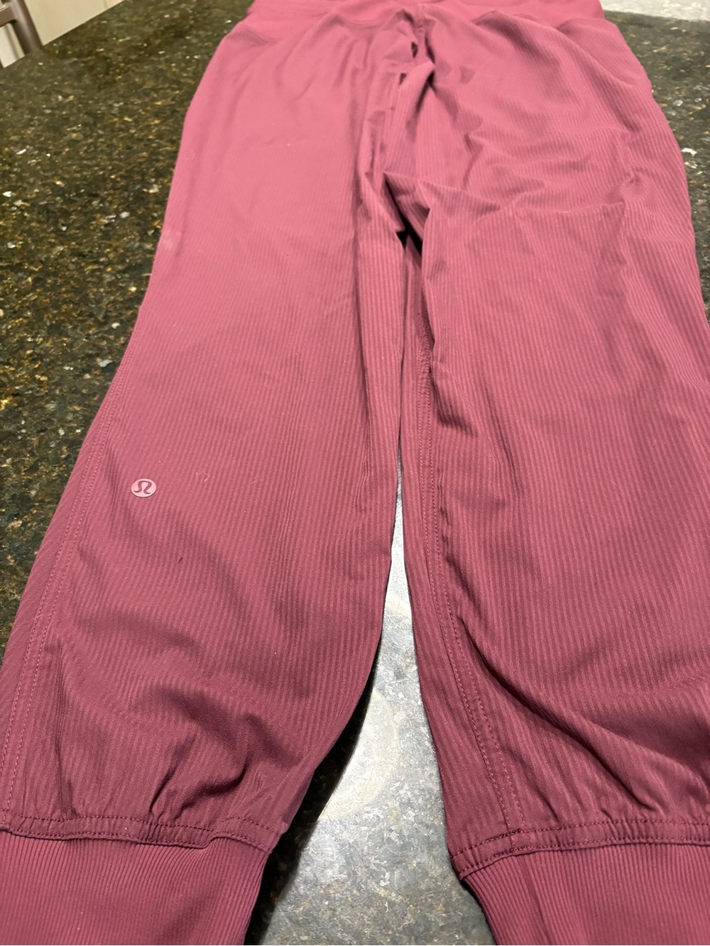 lululemon athletica Ribbed Wine Track Joggers